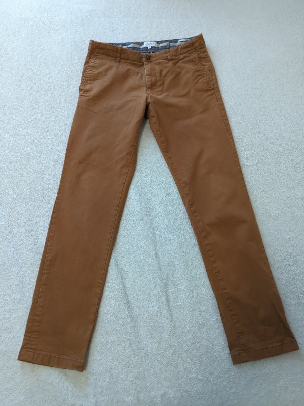Chino Jules – Marron Caramel (Taille 30 US / 40 FR)